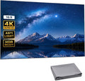 100'' Hd Projector Screen 4k Anti Light Foldable, 4k Metal Lightproof Foldable Portable Movie Screen (16:9), Anti-Light Projector Screen 120 Inch, Easy Install for Home Theater Classroom Use (100in)