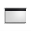 120" Backyard Buit-in Battery Weather Proof Motorized Drop Down Screen，4K/8K 3D，16:9 Fixed Frame