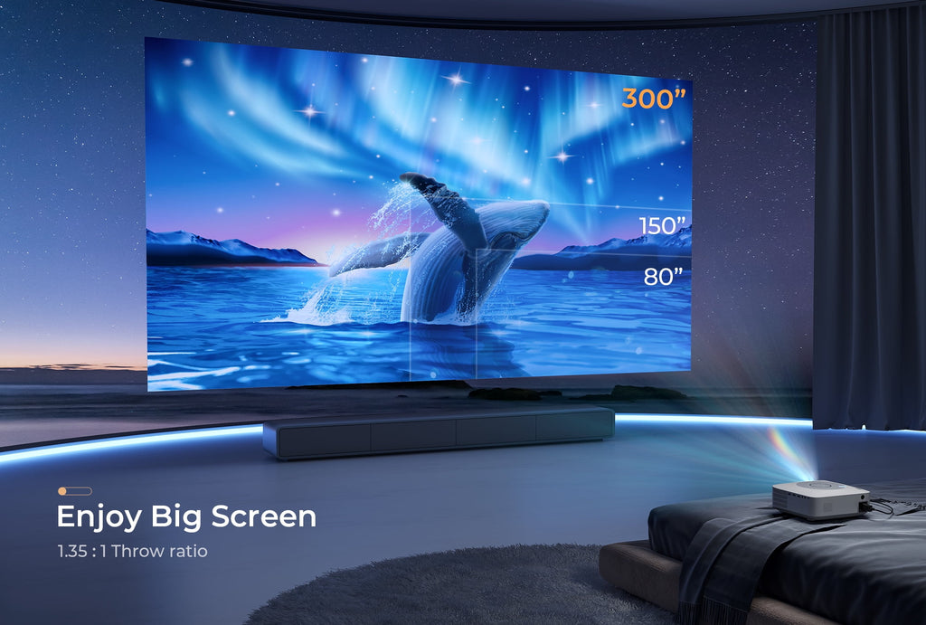 VANKYO Leisure E30T Native 1080P 5G WiFi Projector, Supports 4K & 5G Sync, Full HD LED Projector
