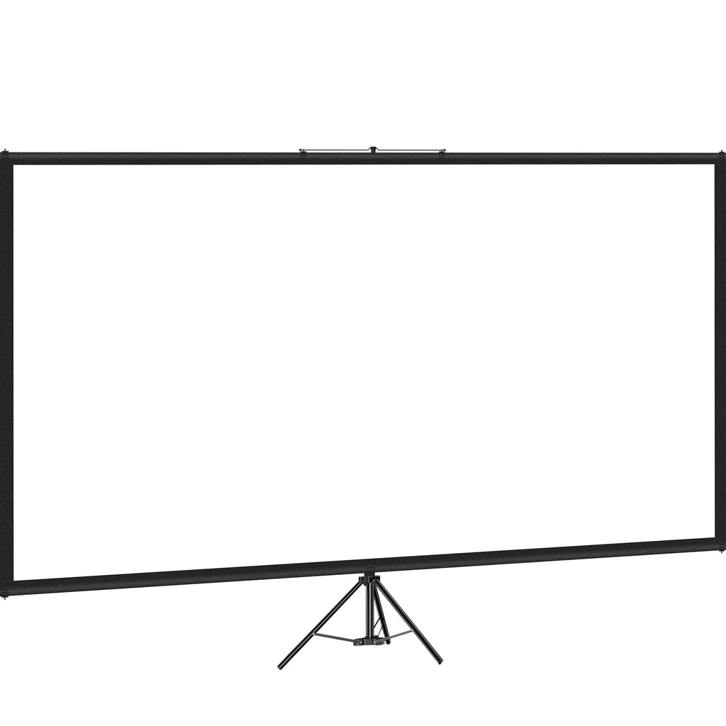 SKYSHALO DM-ABS-110 Indoor and Outdoor Use Tripod Mount 110" Maximum Screen Size Projector Screen