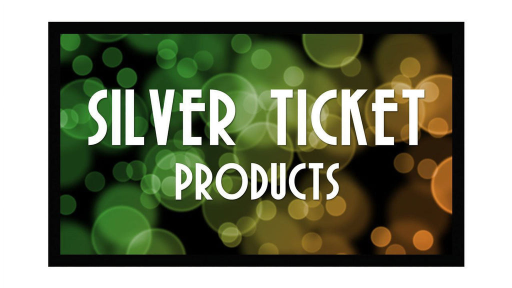 STR-169135 Silver Ticket, 135" 16:9 4K / 8K Fixed Frame Projector Screen, White Material