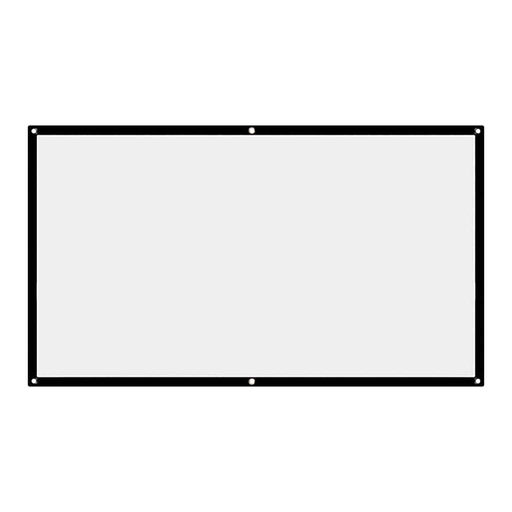 Projector Screen Projection Movies Screen AntiCrease Portable For Home Outdoor Indoor Support Double