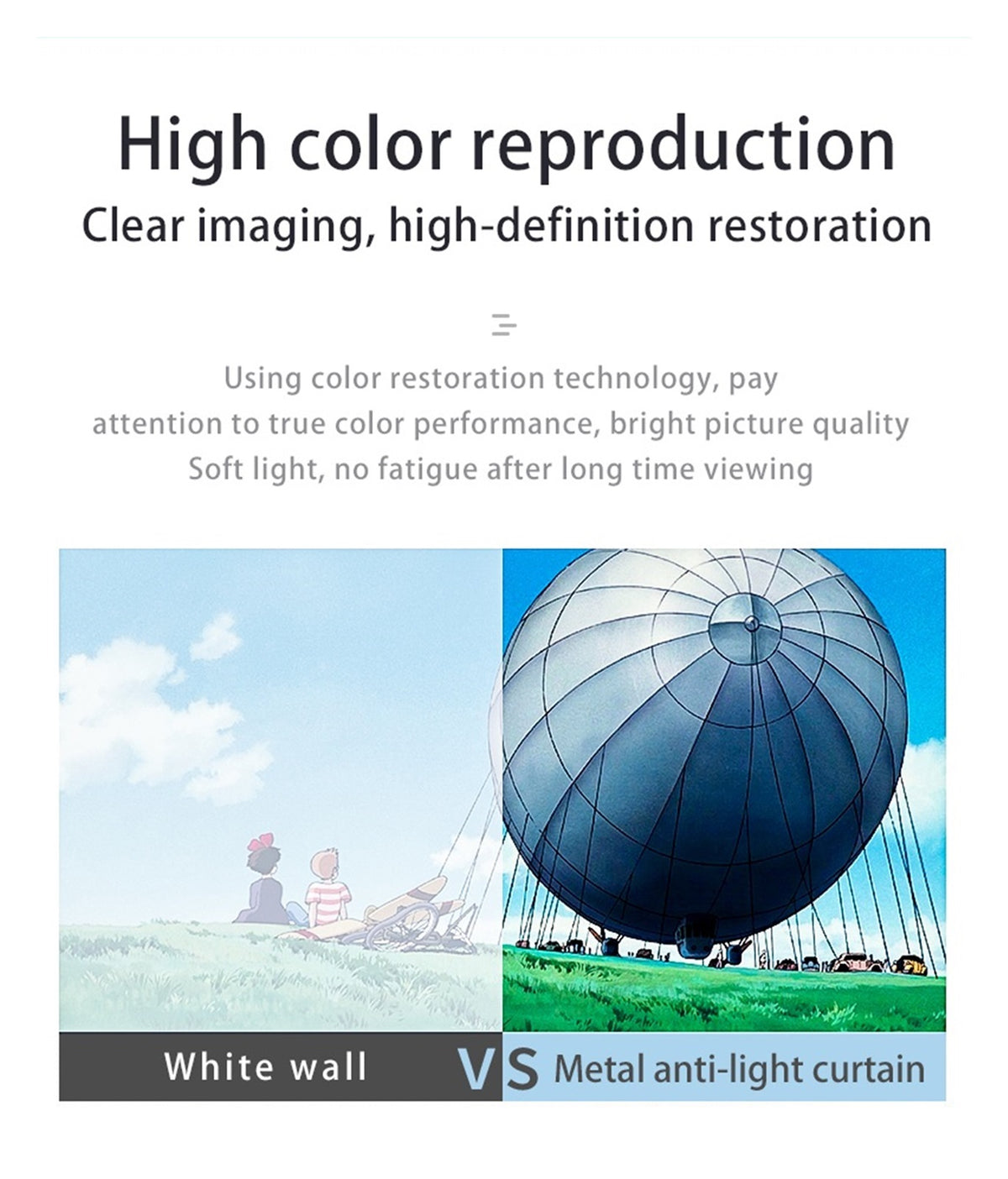 Projector Screen, Light-Proof With Hole 60-Inch 3d High-Definition Pportable Projection Screen 16:9 Projector Outdoor Indoor ,Widely Applied