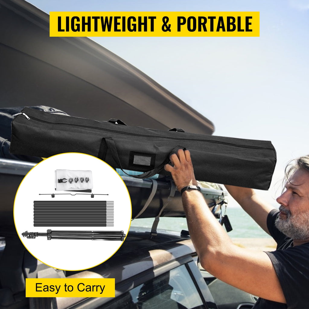 SKYSHALO DM-ABS-110 Indoor and Outdoor Use Tripod Mount 110" Maximum Screen Size Projector Screen