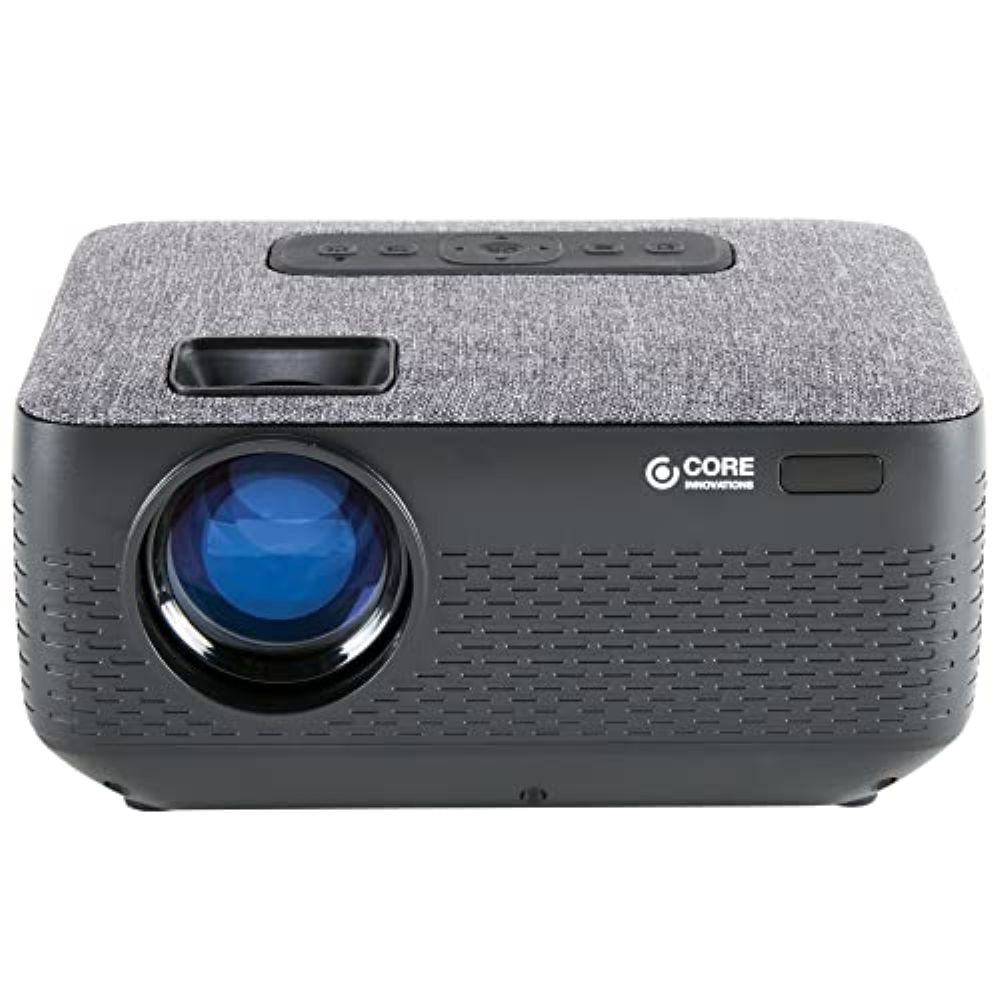(Open Box) Core Innovations CJR720BLHD HD Portable LCD Home Theater Projector with Rechargeable Battery