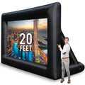 Khomo Gear Jumbo 20 Feet Inflatable Outdoor and Indoor Theater Projector Screen - Includes Inflation Fan, Tie-Downs and Storage Bag - Updated Version