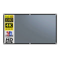 Metal Anti-Light Projector Screen Portable Foldable Frame, Indoor Outdoor Viewing Tools Needed