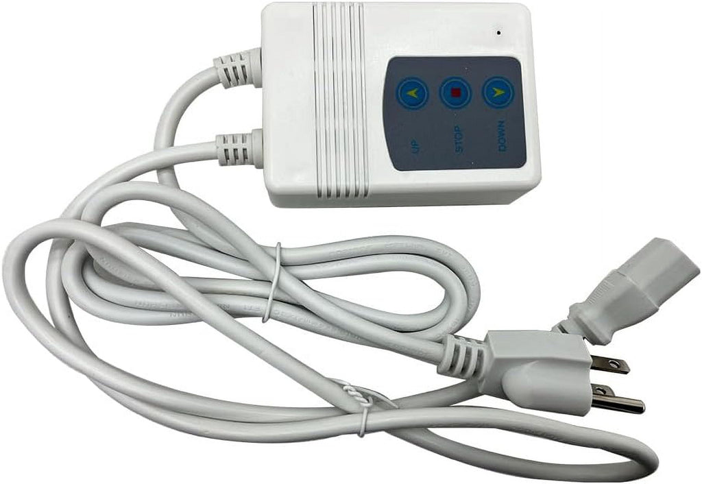 EQCOTWEA 59" Electric Lift Ceiling Projector Bracket Motorized Mount Hanger Lift with Remote Control